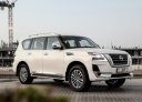 White Nissan Patrol Platinum 2021 for rent in Dubai 8